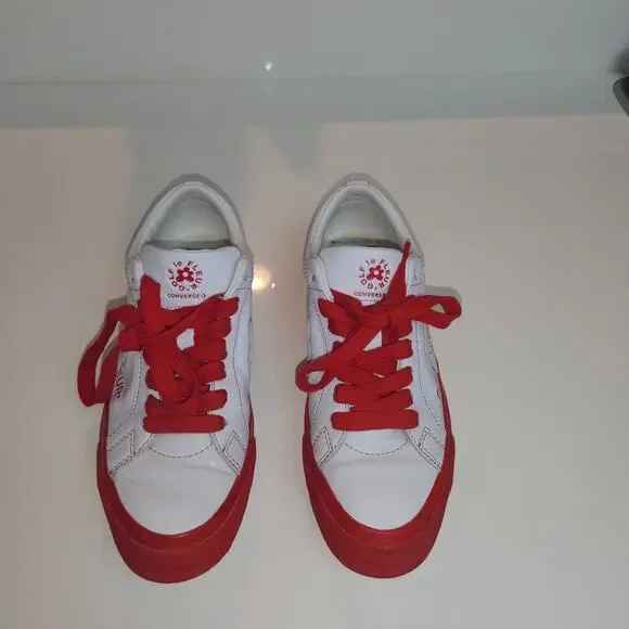 Converse Golf Le Fleur x One Star Ox Racing Red Men Size 8
